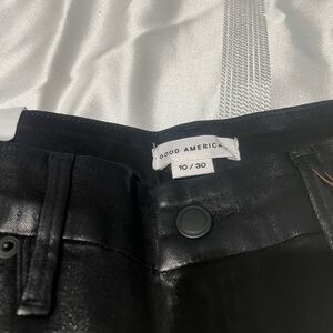 Good American Coated Jeans
